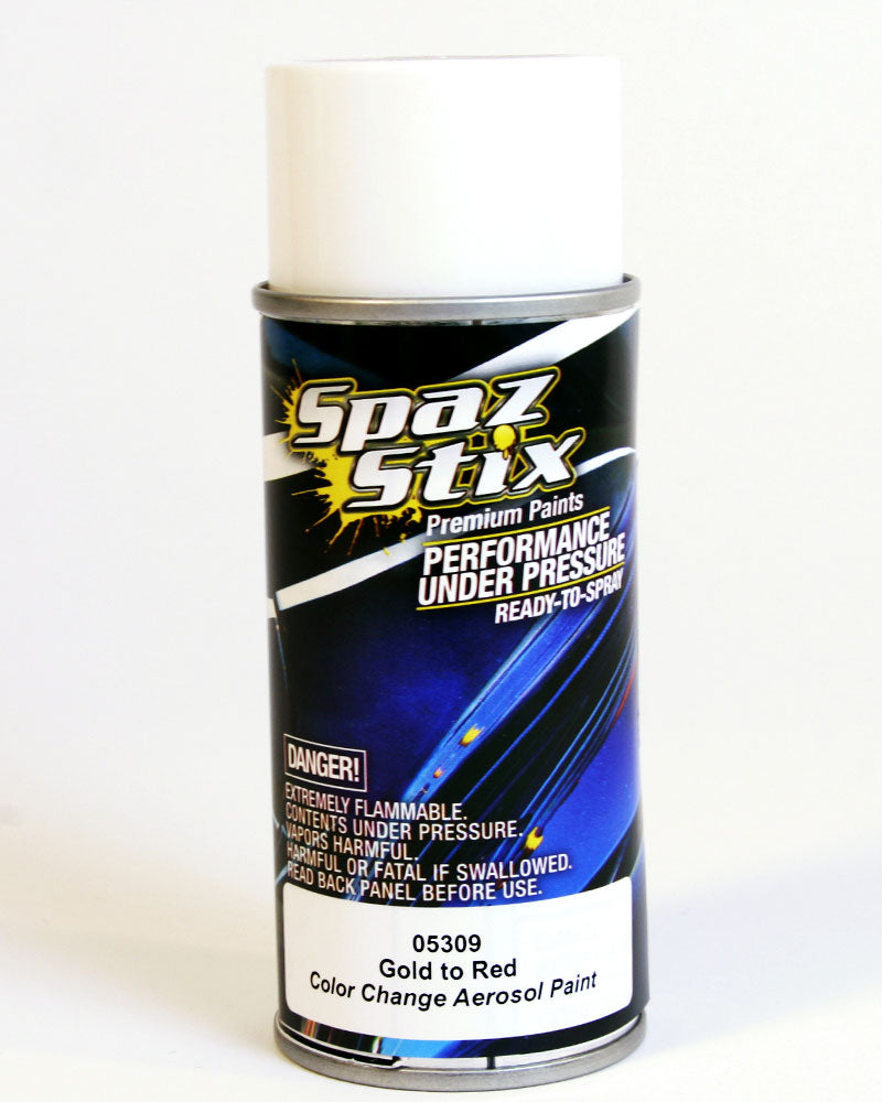SZX05309 05309 Aerosol Paint, Color Change Gold/Red