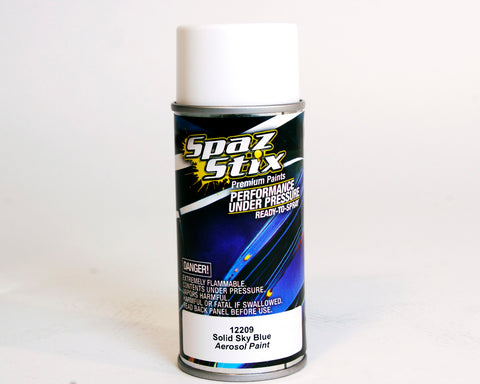 Spaz Stix 12209 Aerosol Paint, Solid Sky Blue