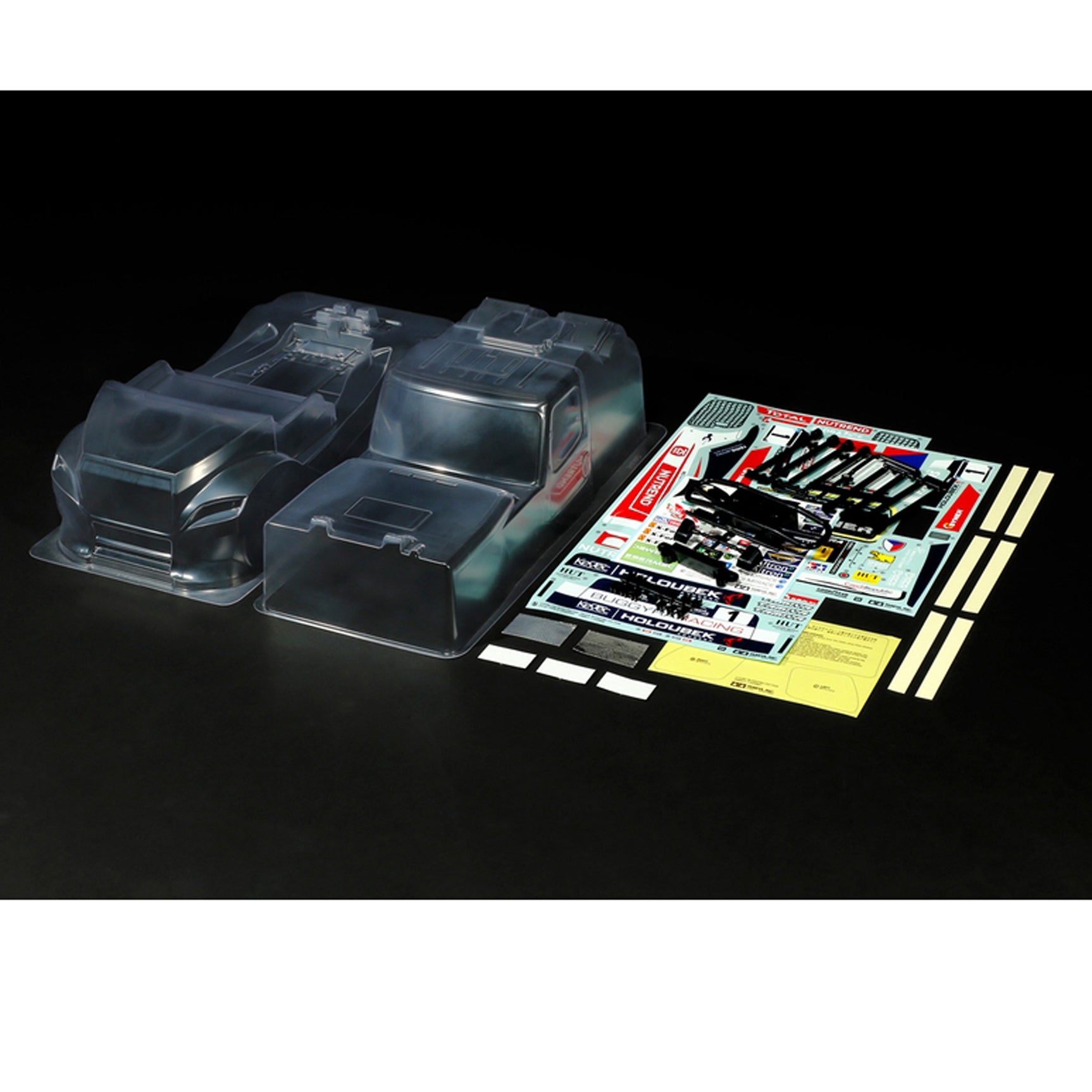 TAM51613 51613 Buggyra Fat Fox Racing Truck Clear Body Set