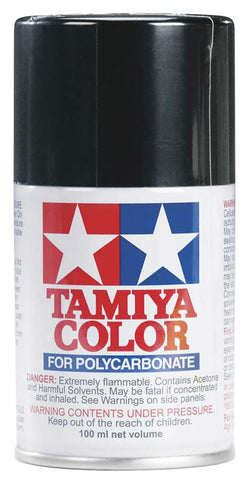 Tamiya 86005 PS-5 Polycarb Spray Paint, Black