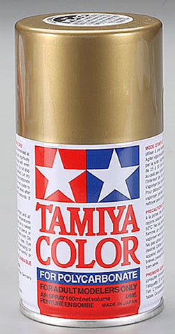 Tamiya 86013 PS-13 Polycarb Spray Paint, Gold