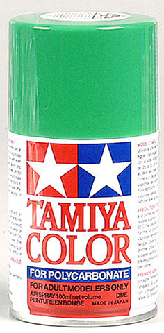 Tamiya 86025 PS-25 Polycarb Spray Paint, Bright Green