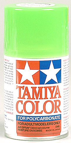 Tamiya 86028 PS-28 Polycarb Spray Paint, Fluorescent Green
