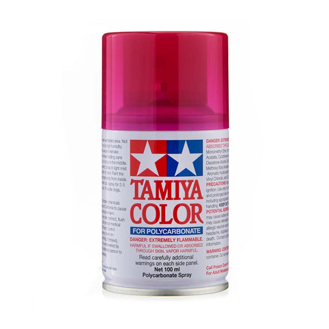 Tamiya 86040 PS-40 Polycarb Spray Paint, Translucent Pink