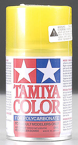 Tamiya 86042 PS-42 Polycarb Spray Paint, Translucent Yellow