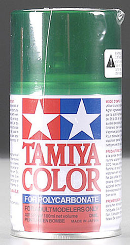 Tamiya 86044 PS-44 Polycarb Spray Paint, Translucent Green