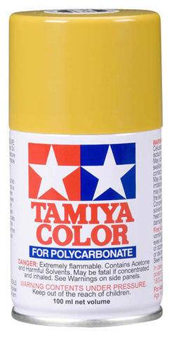 Tamiya 86056 PS-56 Polycarb Spray Paint, Mustard Yellow