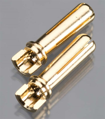 Tq Wire Products 2506 Male Bullet Connector, 4mm/18mm, Narrow, Gold