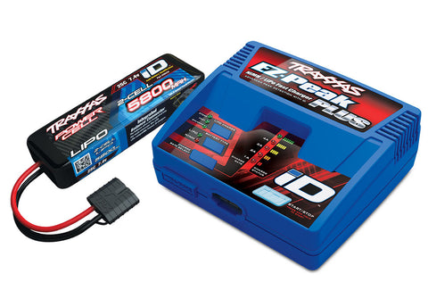 Traxxas 2992 2S 5800mAh  Battery / iD Charger Completer Pack