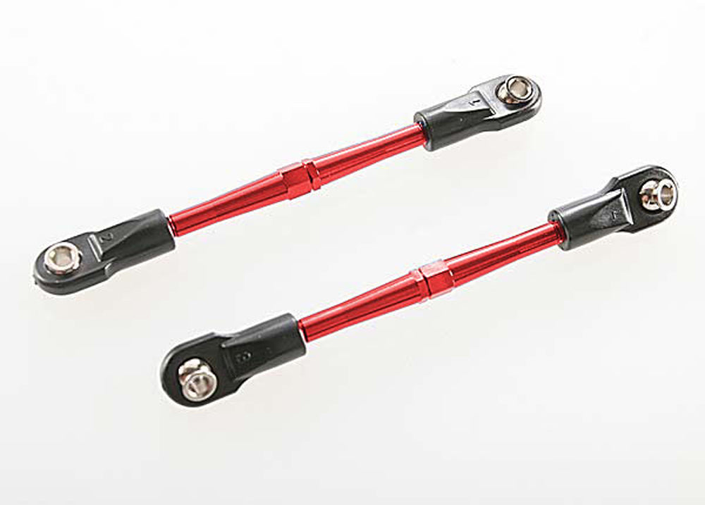 TRA3139X 3139X Aluminum Turnbuckle Toe Link, 59mm, Red