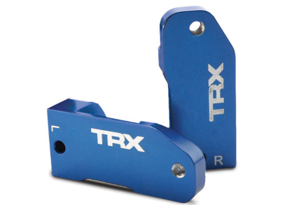 TRA3632A 3632A Aluminum Caster Blocks, 30-degree, Blue