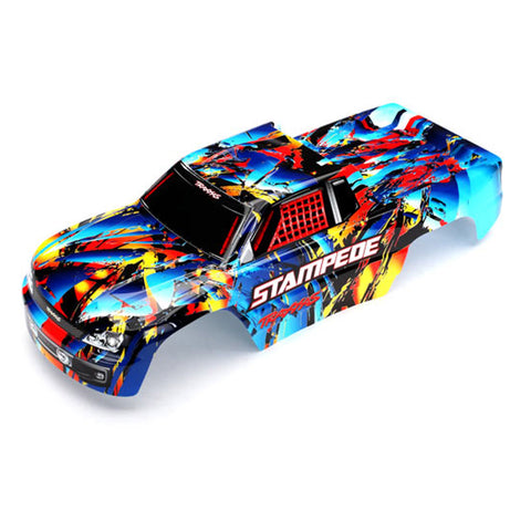 Traxxas 3648 Stampede Body, Painted, Rock n' Roll Graphics
