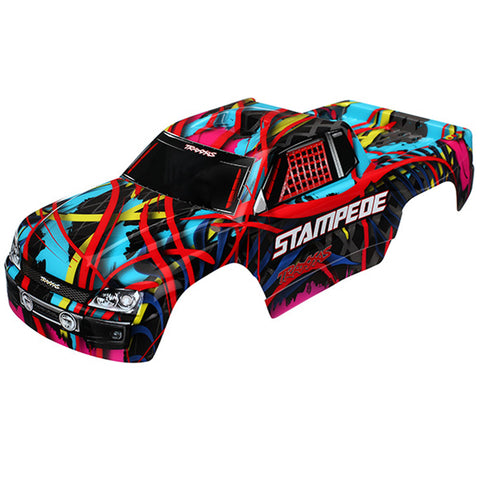 Traxxas 3649 Stampede Body, Painted, Hawaiian Graphics