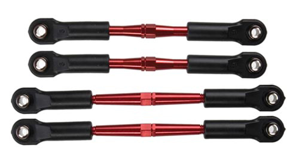 TRA3741X 3741X Aluminum Turnbuckle Set, 39mm & 49mm, Red
