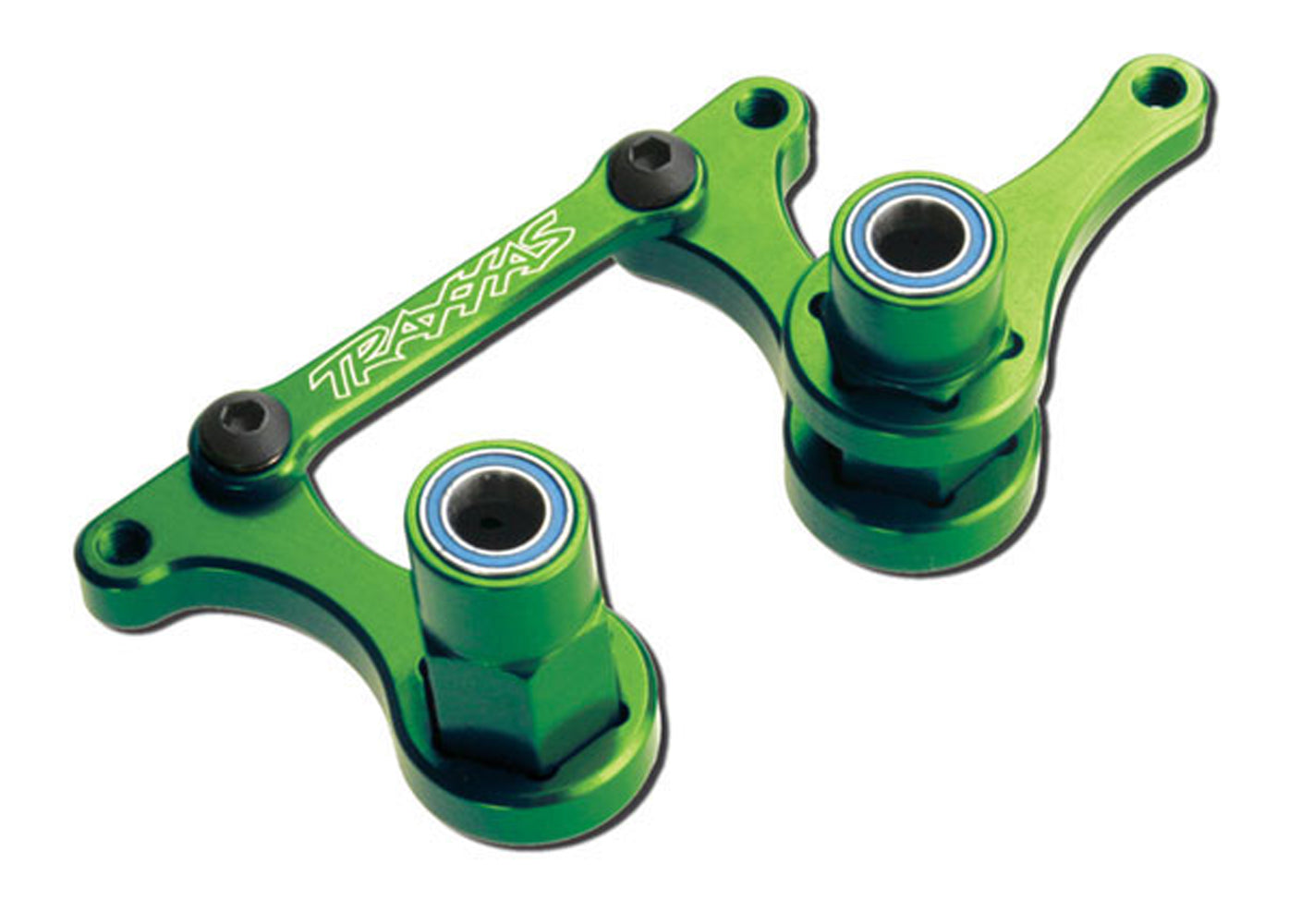 TRA3743G 3743G Aluminum Steering Bellcranks, Drag Link, Green