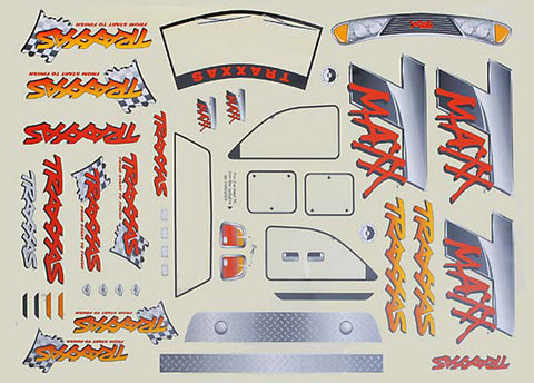 Traxxas 4913 T-Maxx Body Decal Sheet