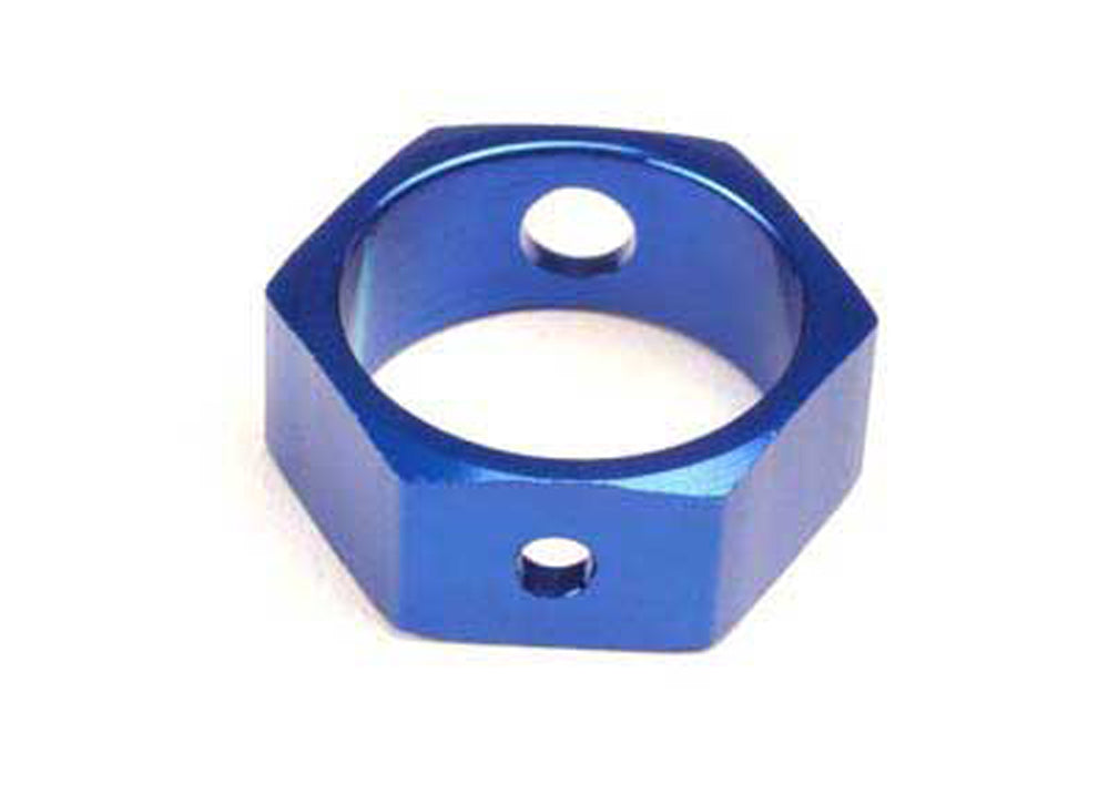 TRA4966X 4966X Aluminum HD Shaft Hex Brake Adapter, Blue