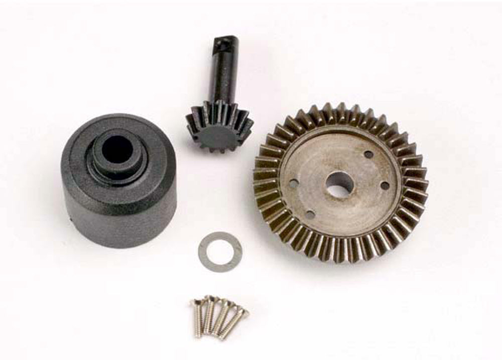 TRA4981 4981 Ring Gear 37T, Pinion 13T, Diff Carrier & Screws