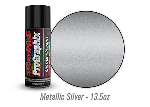 Traxxas 5073X ProGraphix  Paint, Metallic Silver 13.5oz