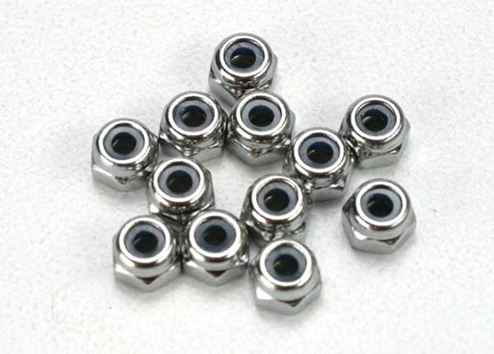 TRA5158 5158 2.5mm Nylon Locknuts Nuts