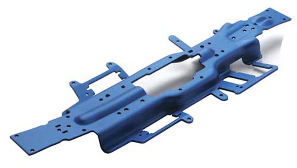 TRA5322X 5322X Aluminum Extended Chassis, Blue