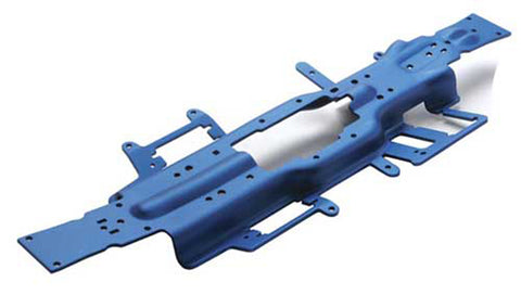 Traxxas 5322X Aluminum Extended Chassis, Blue