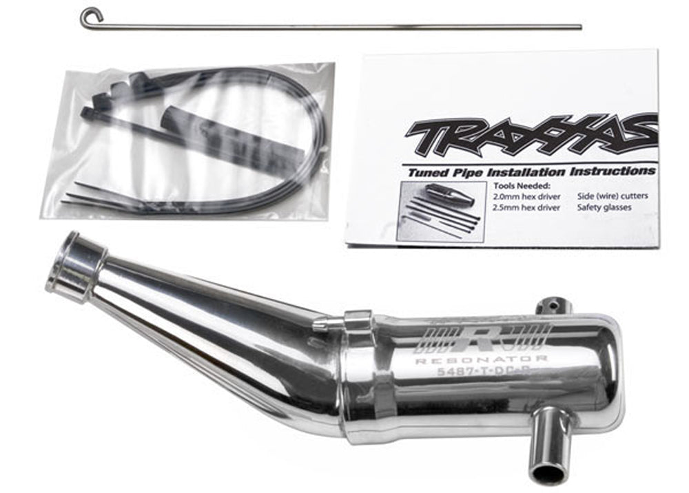 TRA5487 5487 ROAR Double Chamber Resonator Tuned Exhaust Pipe