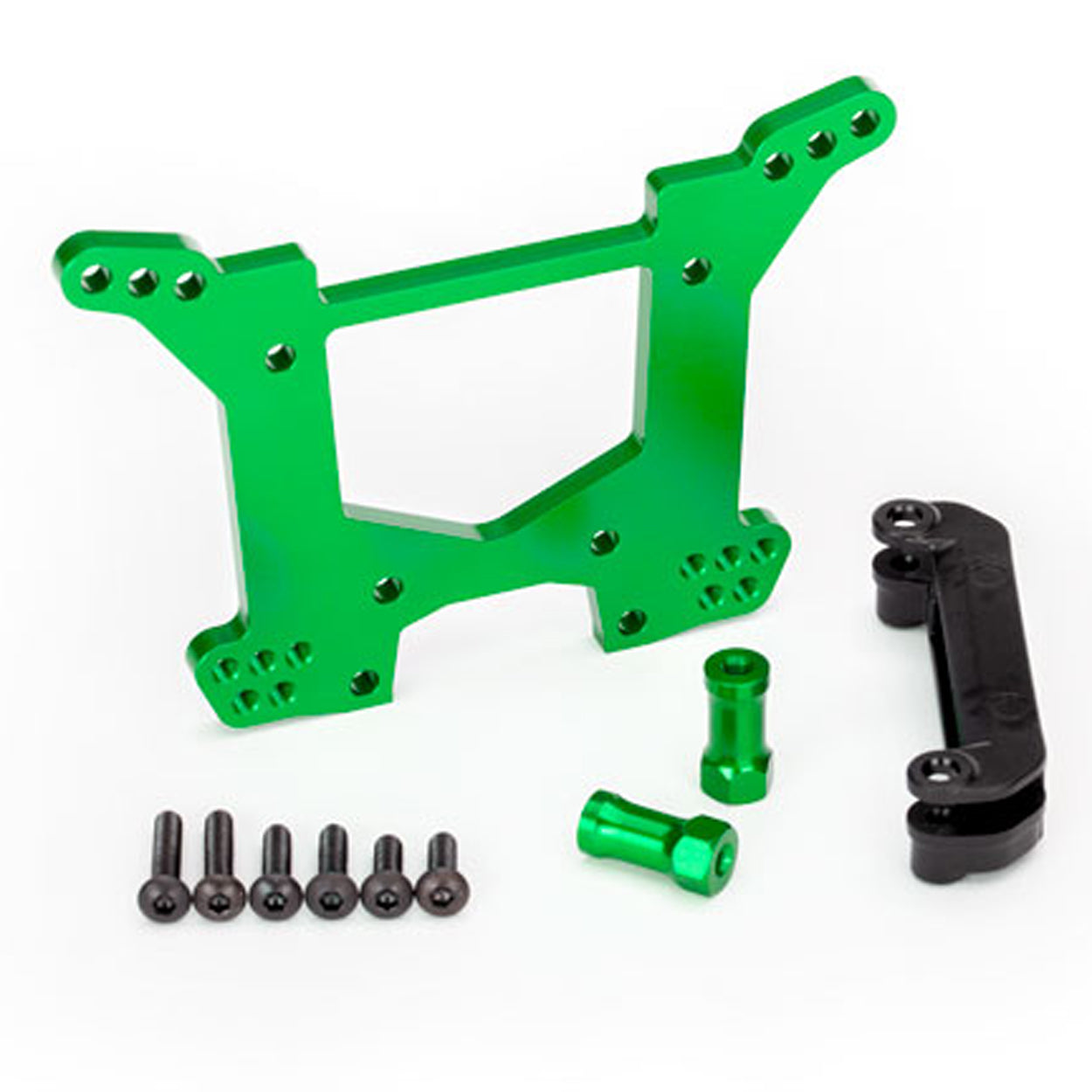 TRA6738G 6738G Rear Aluminum Shock Tower, Green