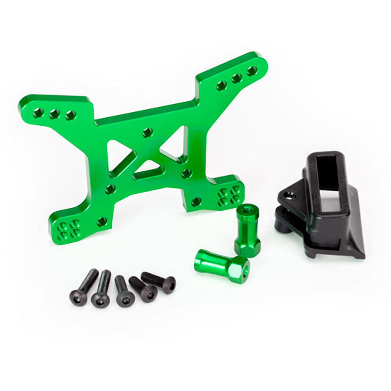 TRA6739G 6739G Front Aluminum Shock Tower, Green
