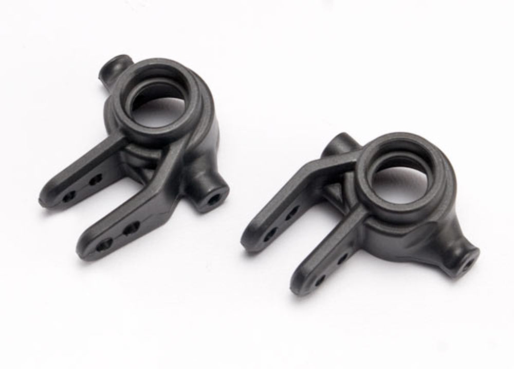 TRA6837 6837 Left & Right Plastic Steering Blocks, Black