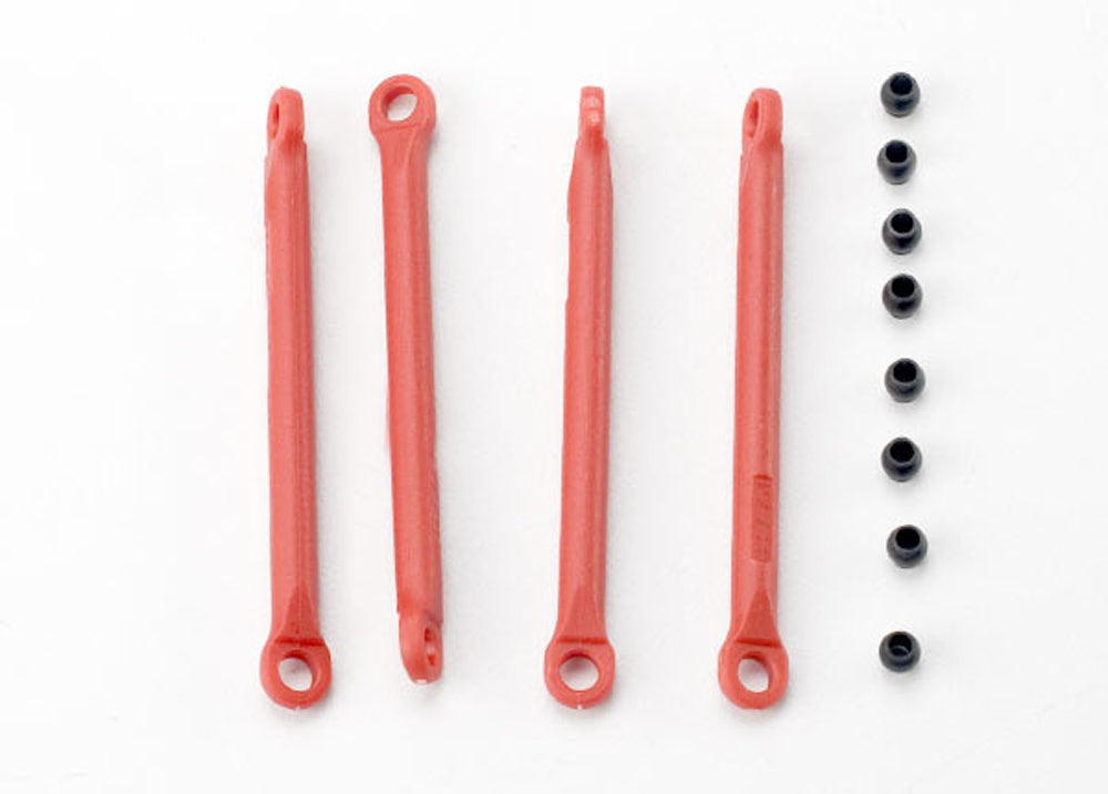TRA7118 7118 Push Rods & Hollow Balls, Composite, Red
