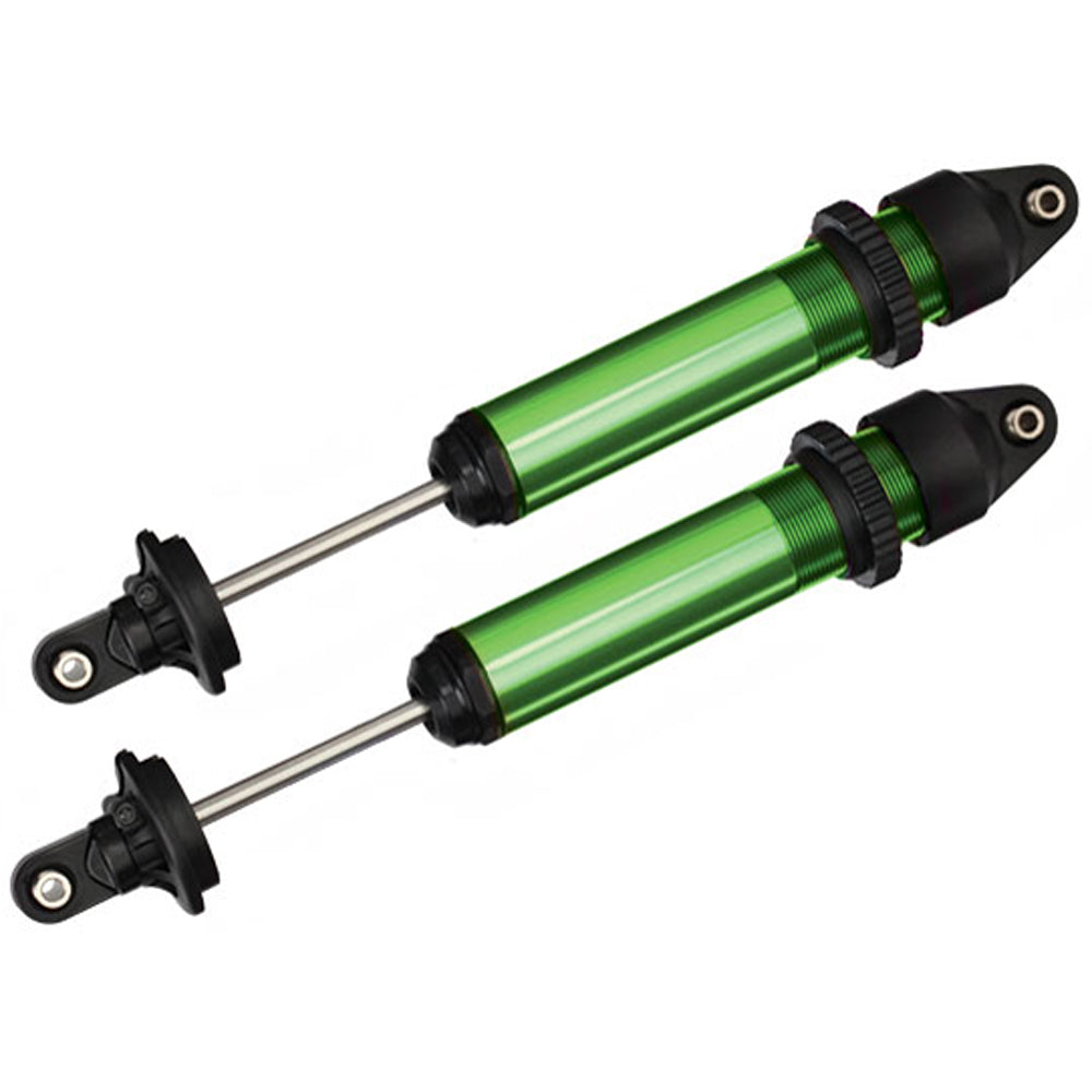 TRA7761G 7761G Aluminum GTX Shocks, Green, X-Maxx