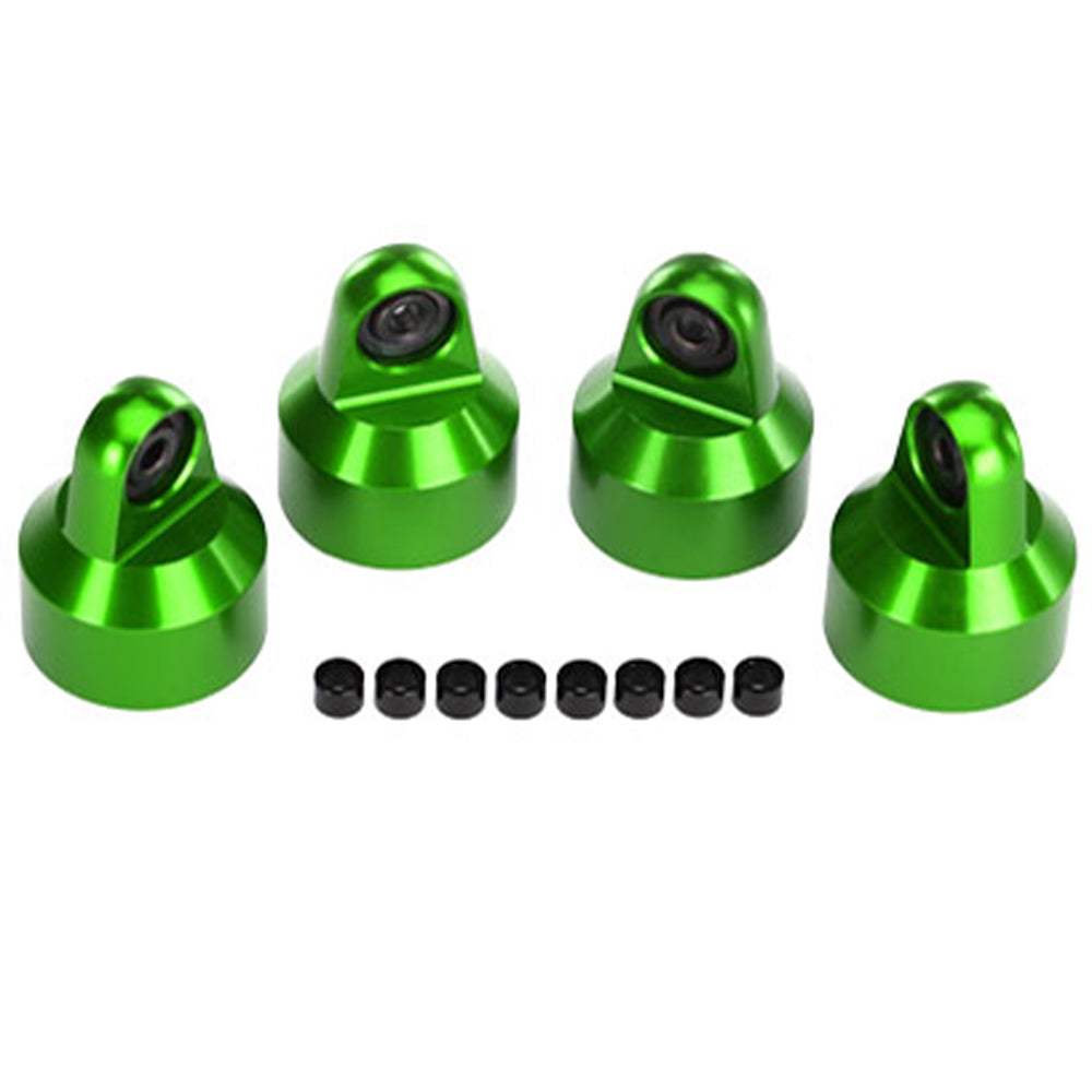 TRA7764G 7764G Aluminum GTX Shock Cap, Green, X-Maxx