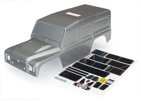 Traxxas 8011X TRX-4 Land Rover Defender Body, Graphite Silver