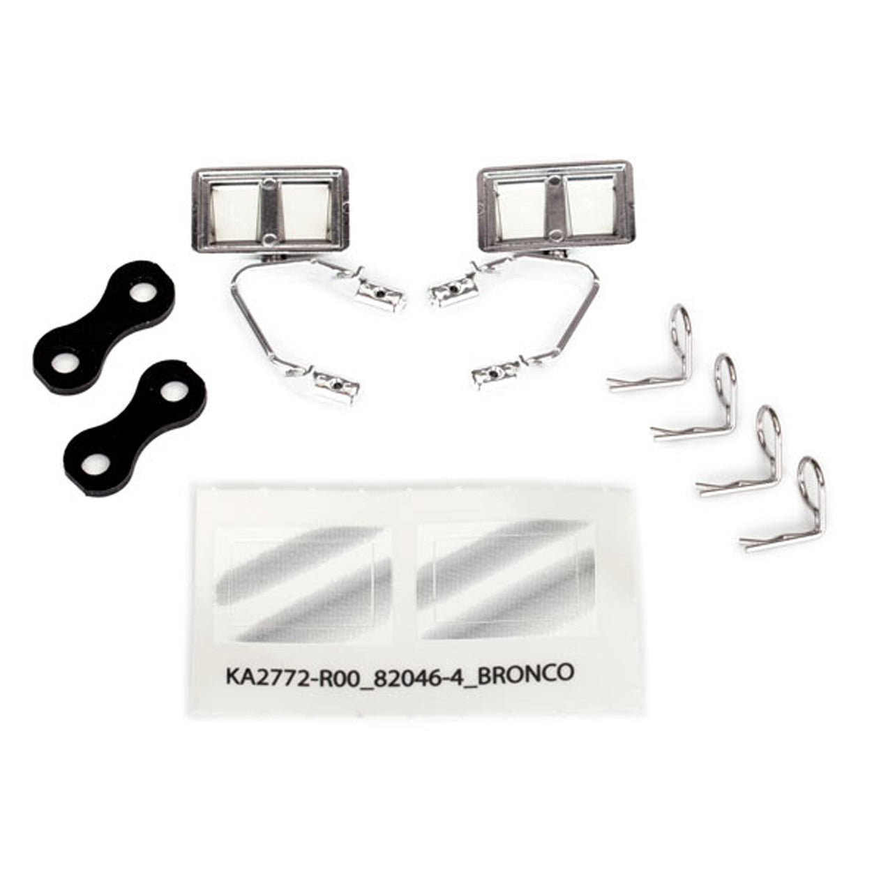 TRA8073X 8073X Side Mirrors, Chrome