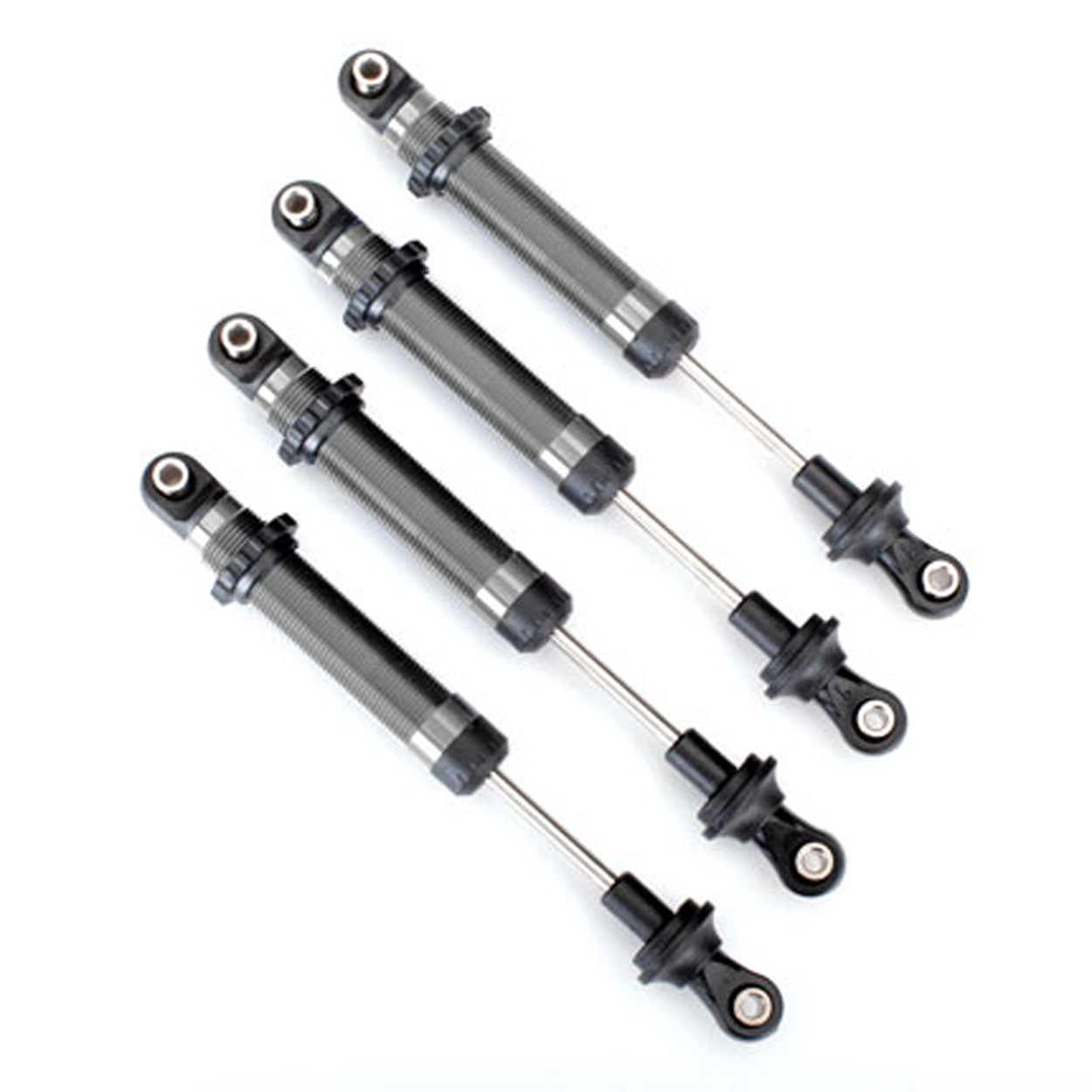 TRA8160 8160 Aluminum GTS Long Arm Shocks, Silver