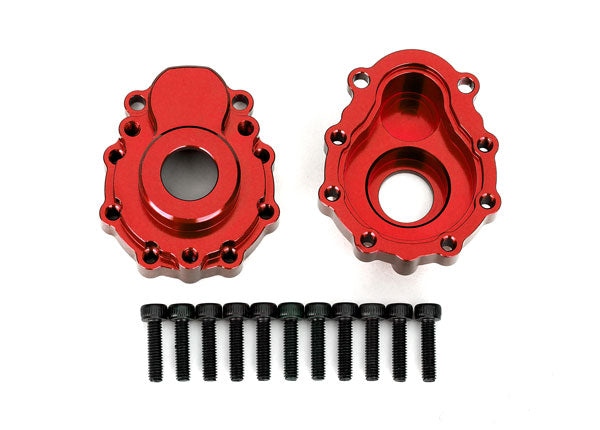TRA8251R 8251R Outer Aluminum Portal Drive Housing, Red