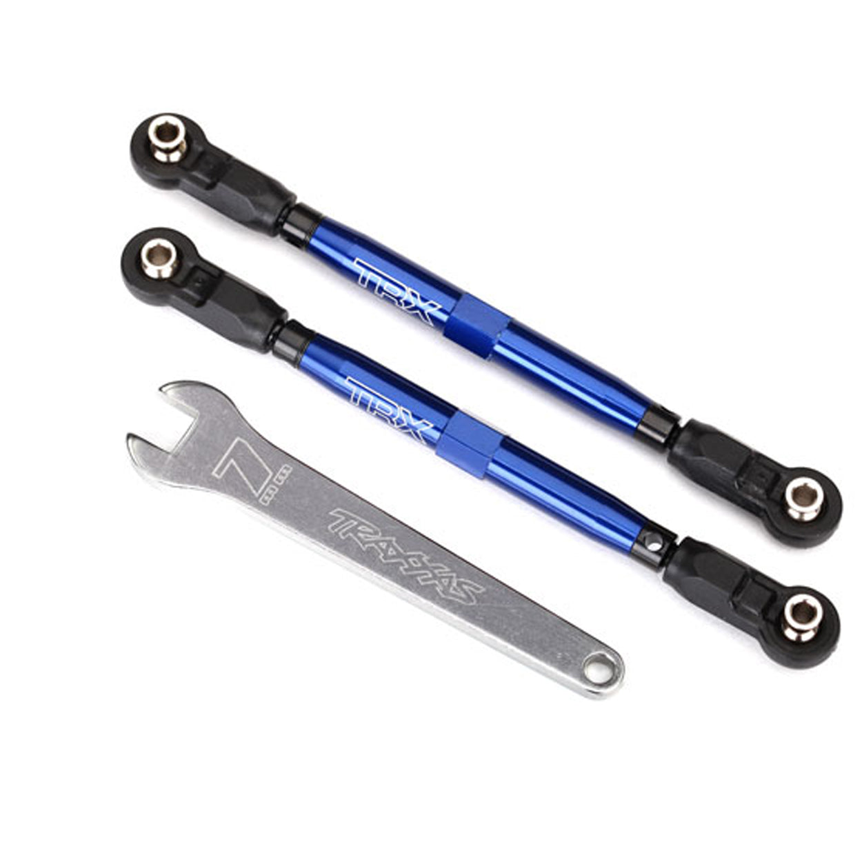 TRA8547X 8547X Front Aluminum Toe Links, Blue