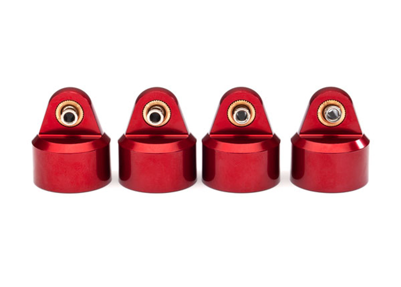 TRA8964R 8964R Aluminum GT Maxx Shock Body, Red