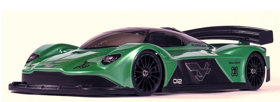 ZOO-ZR-0012 ZR-0012 Bwoah GT 1/10 Touring Car / USGT Body, Clear/Unpainted