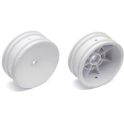 Front Buggy Hex Wheels, 12mm, White
