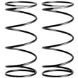 1UP10518 10518 X-Gear 13mm Buggy Front Springs, 4-X Hard / Silver