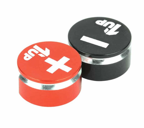 1UP190430 190430 LowPro Bullet Plug Grips, Red/Black