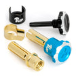 1UP190452 190452 Lockdown Adjustable Bullet Plugs, 5mm (2), Bright Blue/Black