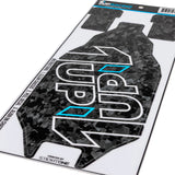1UP3016 3016 Forged Carbon Look Chassis Skin, Associated RC10 B6.4