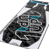 1UP3053 3053 Forged Carbon Look Chassis Skin, Schumacher Cougar LD3