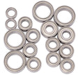 1UP450015 450015 Cv2 Pro Ball Bearing Set, Ceramic / Chrome, Associated B7