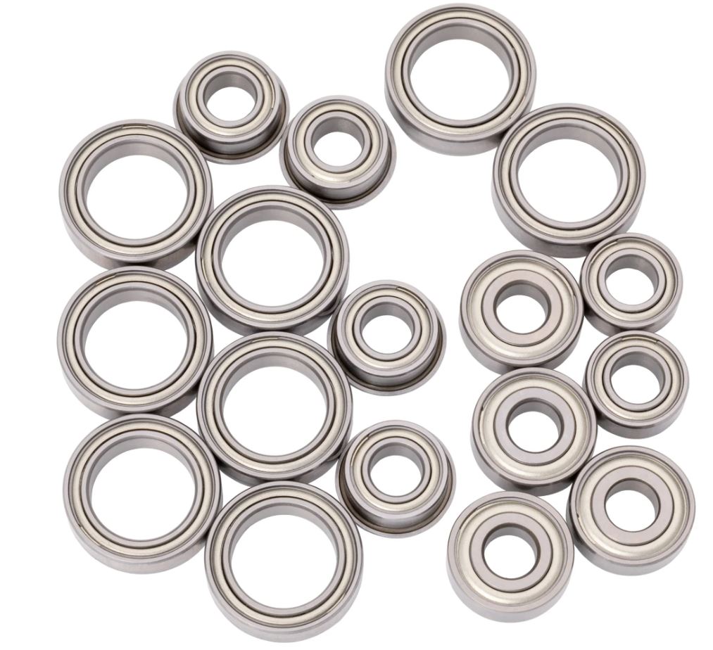 1UP450942 450942 Cv2 Pro Ball Bearing Set, Ceramic / Chrome, XRay XB4'25