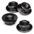 1UP710001 710001 Pro Duty Titanium M4 Wheel Nuts (4), Black