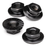 1UP710001 710001 Pro Duty Titanium M4 Wheel Nuts (4), Black